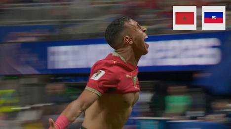 Der Underdog aus Haiti macht es Marokko lange Zeit schwer und geht mit einem 2:2 inklusive Traumtor in die Pause. In der Schlussphase gehen dem Außenseiter aber die Körner aus.