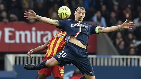 Zlatan Ibrahimovic im Trikot von Paris St. Germain