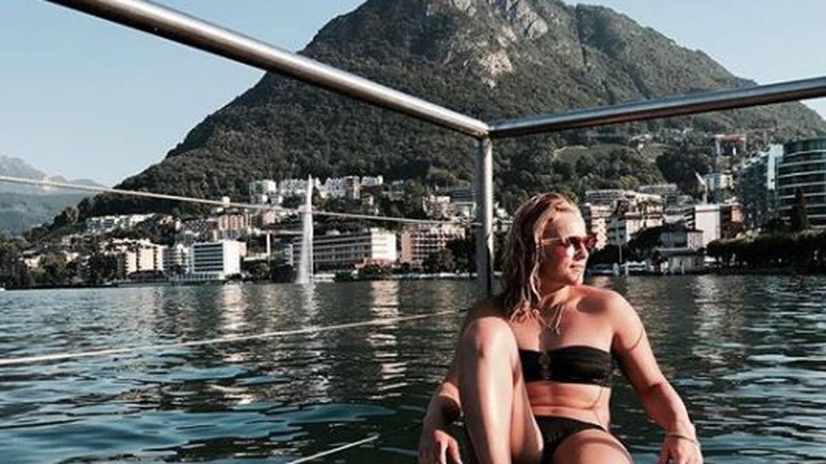 Das Plansch-Foto mit Behrami verwundert nicht, denn am Wasser scheint es Gut ganz besonders gut zu gefallen