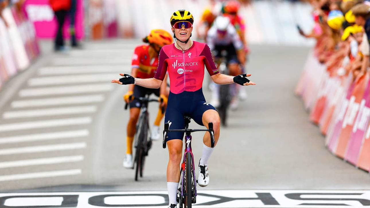 Kuriose Jubel-Panne auf der Ziellinie