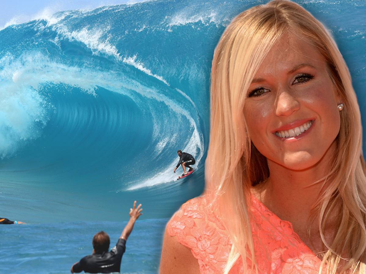 Bethany Hamilton vor dem Angriff