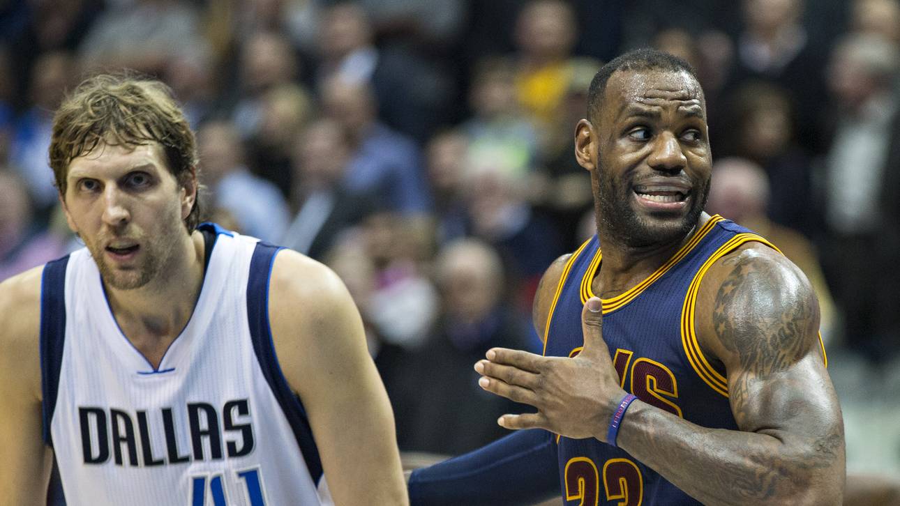 James verneigt sich vor Nowitzki