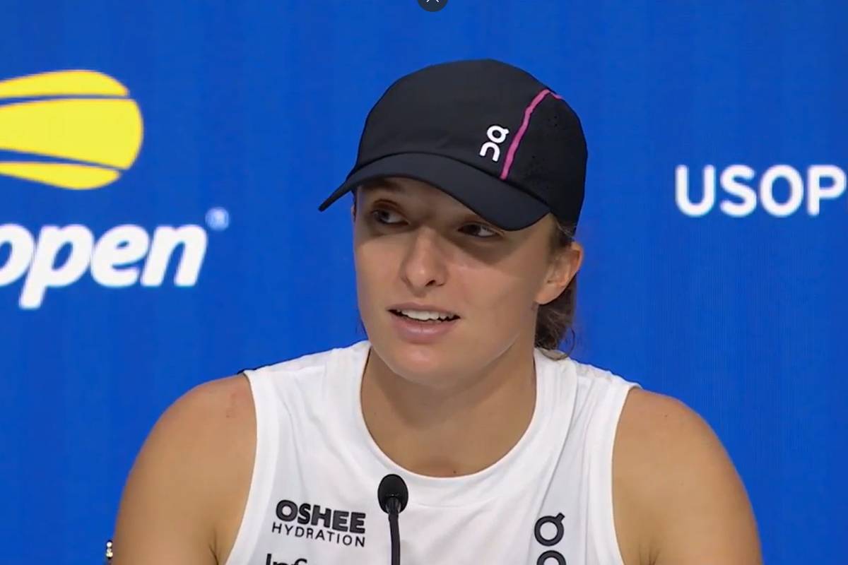 Iga Swiatek verrät nach dem Sieg gegen Jekaterina Alexandrowa, dass sie als Kind auch schon immer ein verschwitztes Handtuch von Rafael Nadal gehabt hätte.