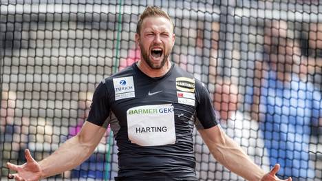 Diskus-Olympiasieger Robert Harting wird am Rande der Europameisterschaft in Berlin eine besondere Ehre zuteil