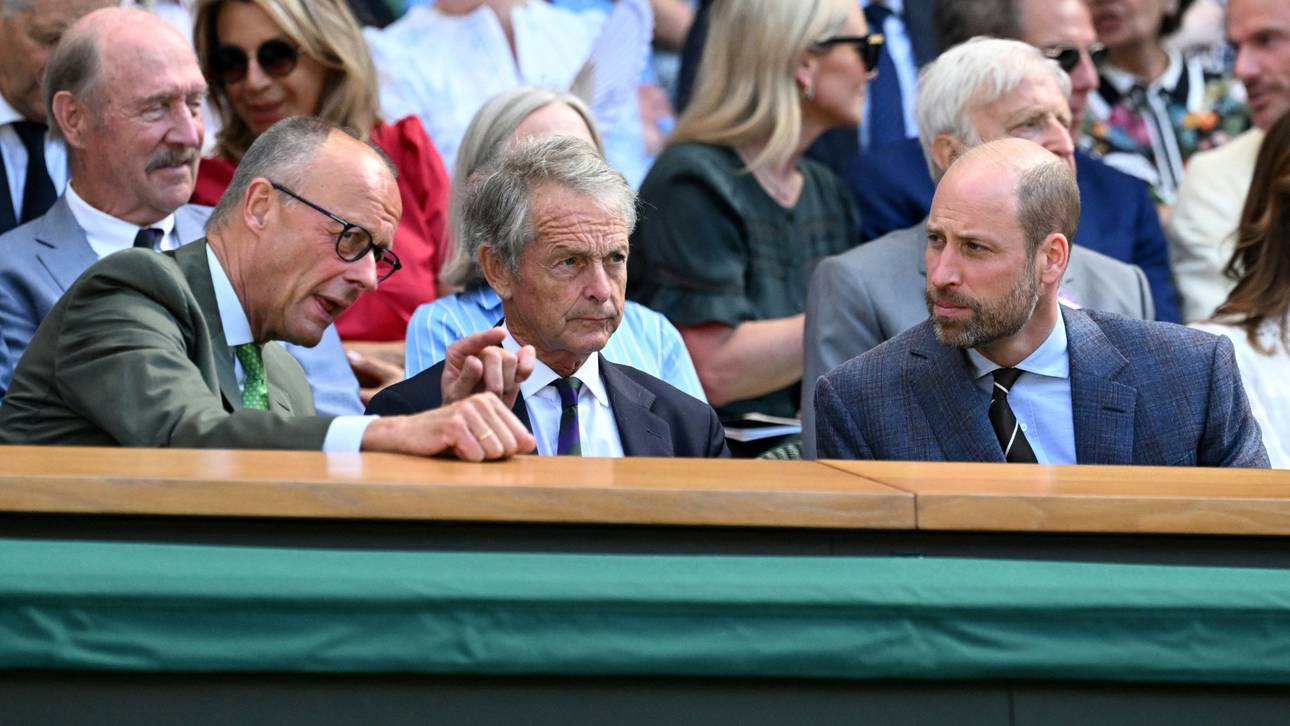 Merz drückt Zverev vor Ort die Daumen