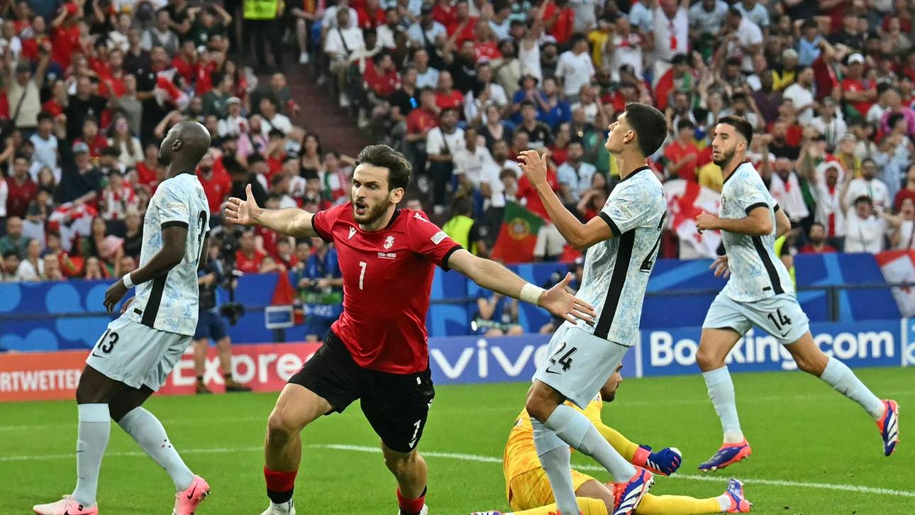 Sieg gegen Ronaldo: Georgiens EM-Märchen geht weiter