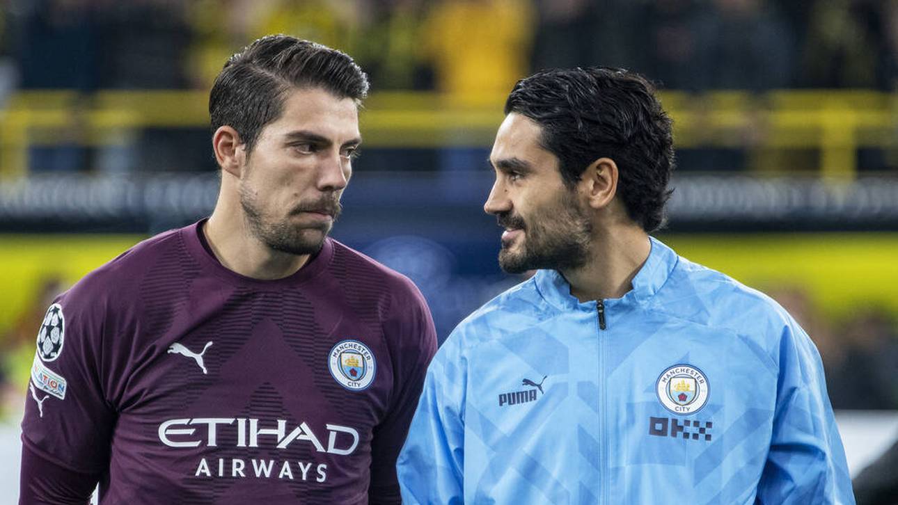 Ilkay Gündogan (rechts) und Stefan Ortega wurde bei Manchester City gute Freunde