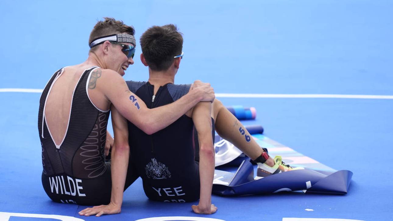 Irre Wende beim Triathlon-Rennen