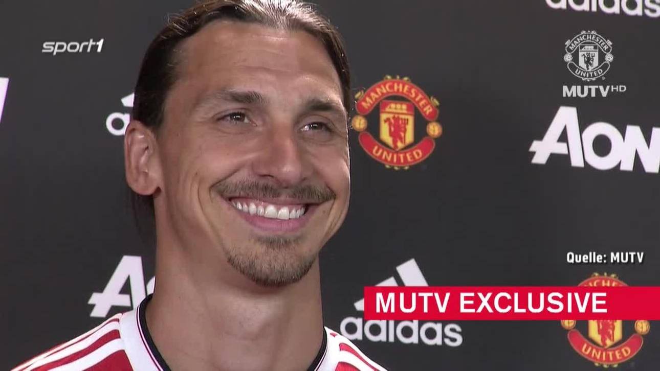 Zlatan bei United gewohnt großspurig
