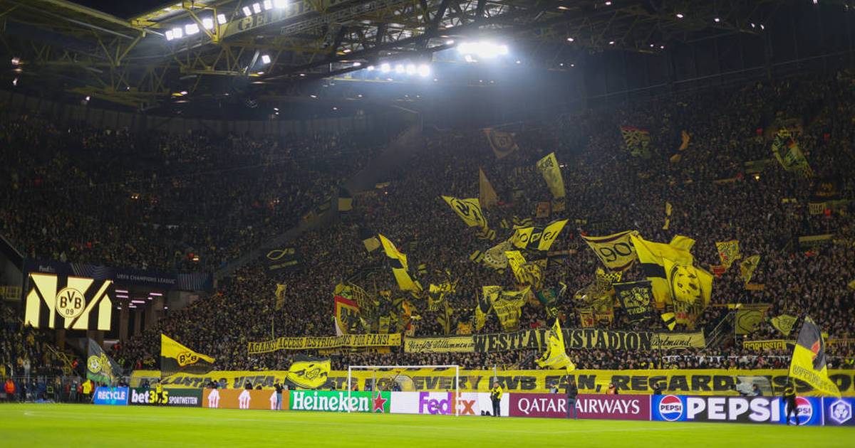 BVB fans stay away from Champions League match