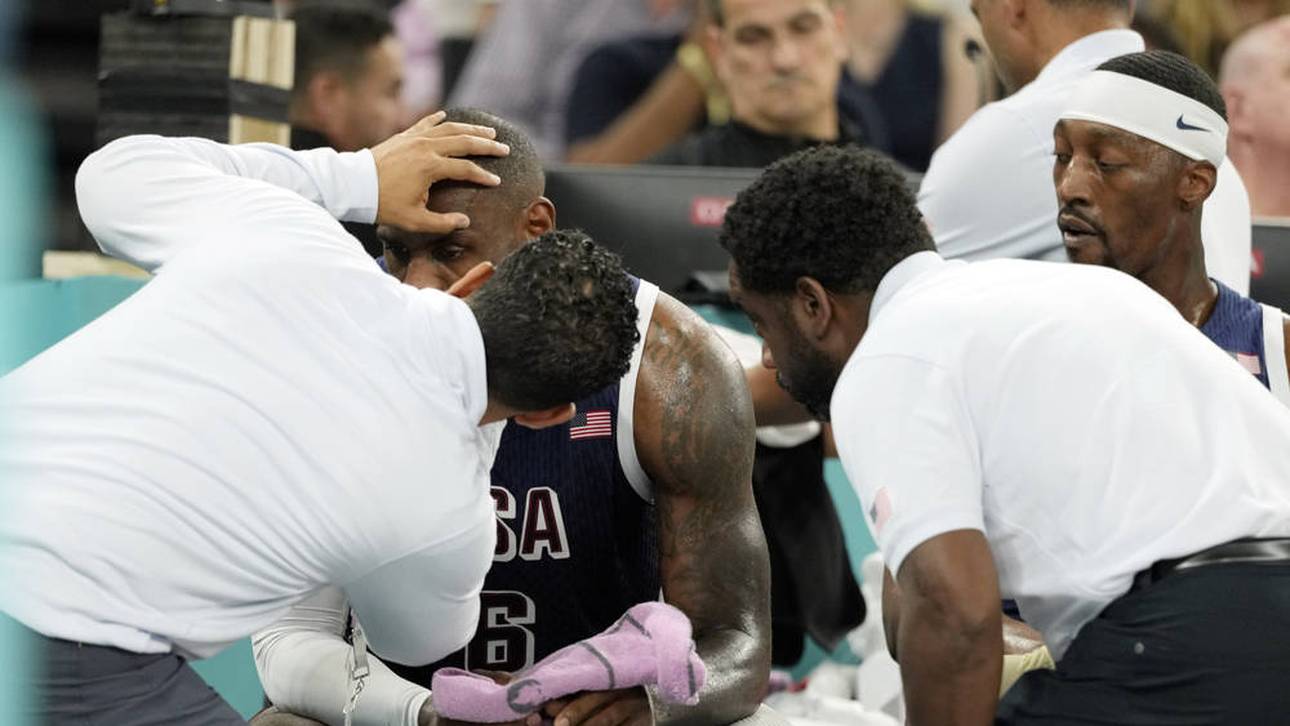 US-Gala! Aber Schreckmoment um James