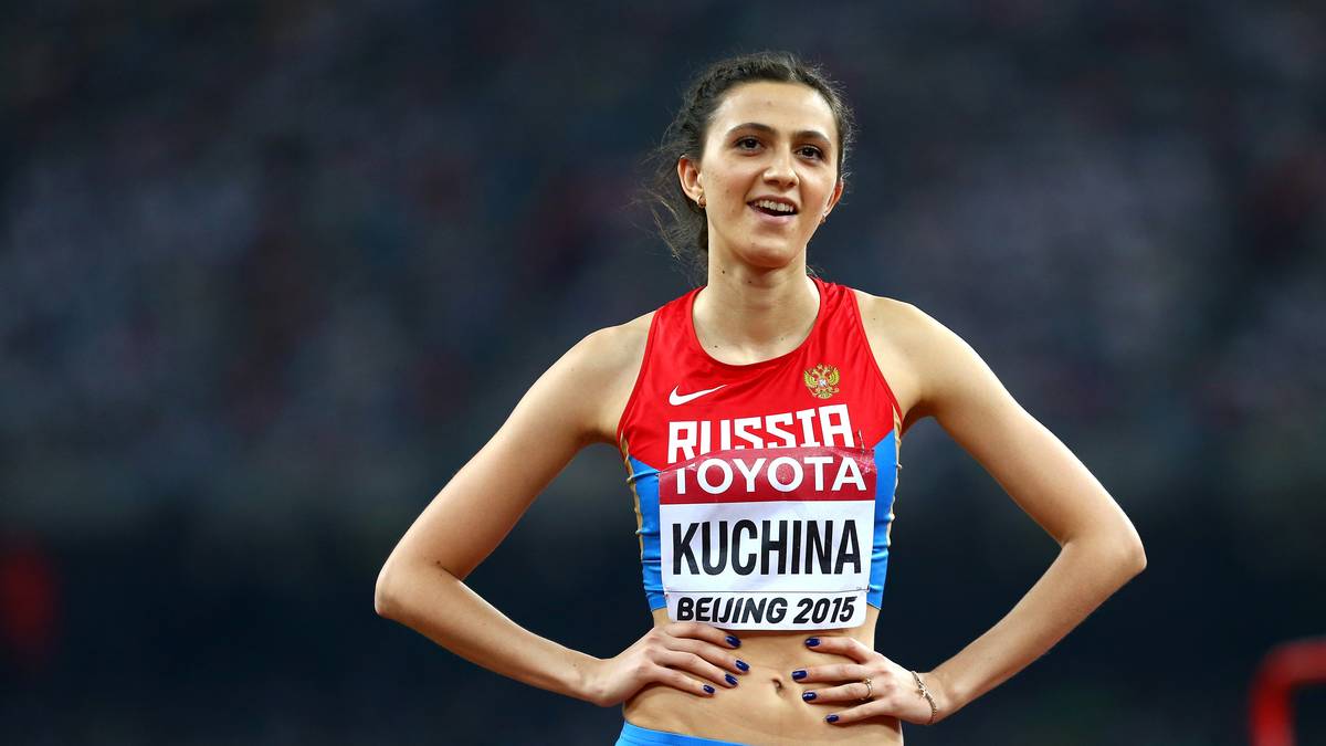 "Seht her, ich bin die Beste":  Maria Kuchina feiert ihr WM-Gold im Hochsprung