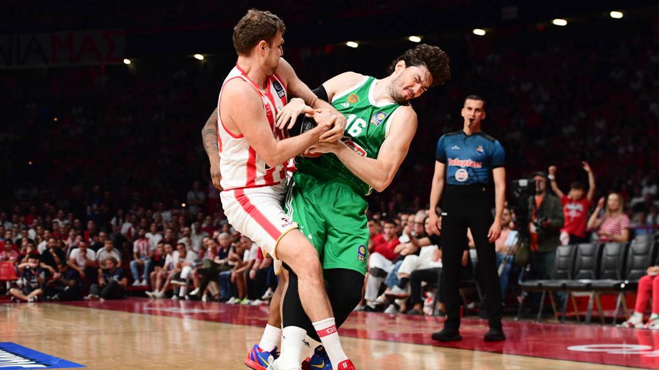 Die Final-Serie zwischen Olympiakos Piräus und Panathinaikos Athen wurde unterbrochen 