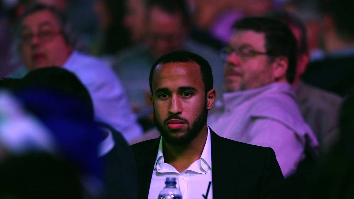 Ein weiterer Fußballer unter den Zuschauern: Andros Townsend von den Tottenham Hotspurs