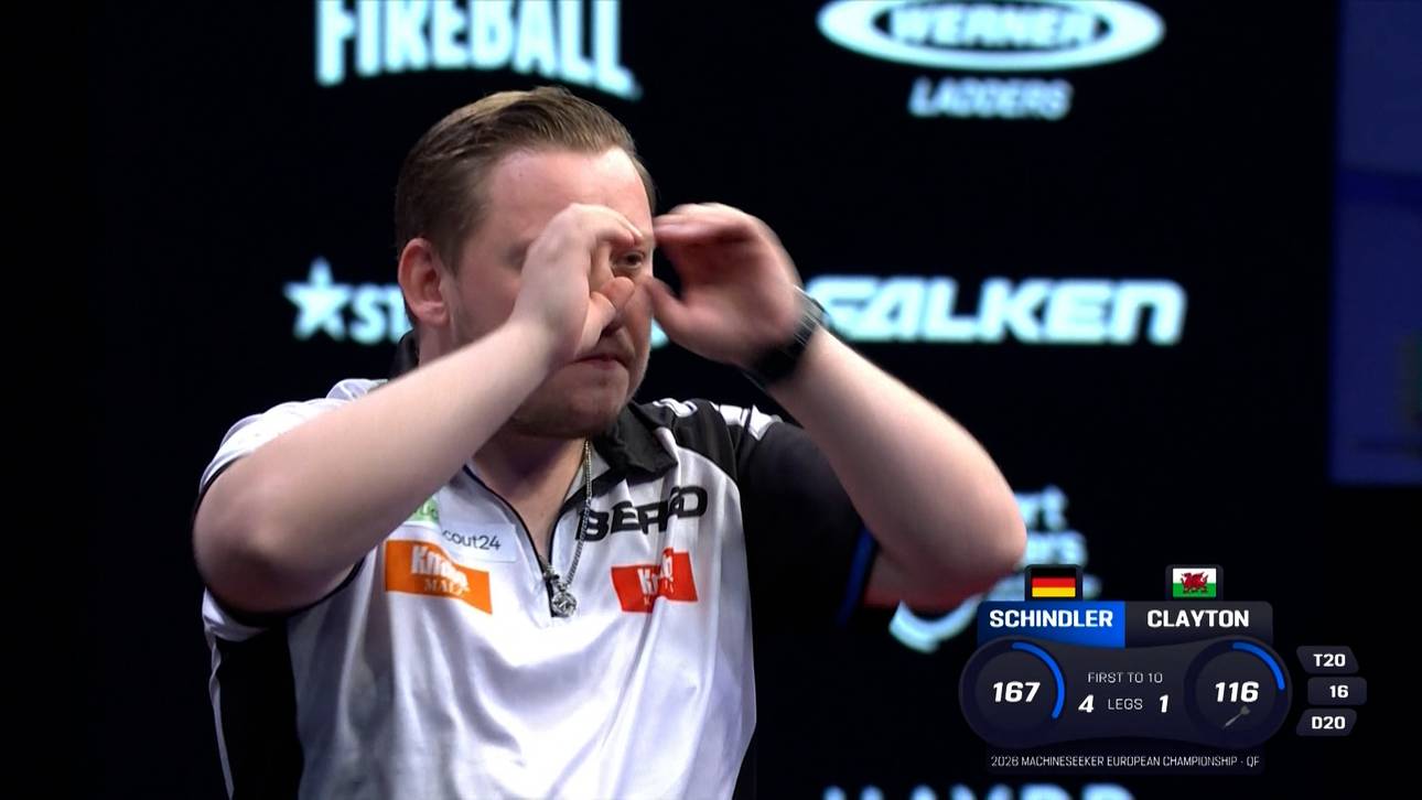 Schindler spielt Clayton komplett an die Wand