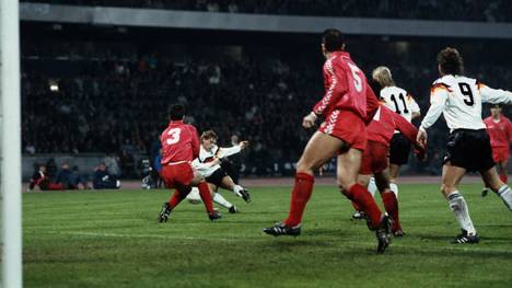 Mit diesem Tor gegen Wales schoss Thomas Häßler das DFB-Team zur WM 1990