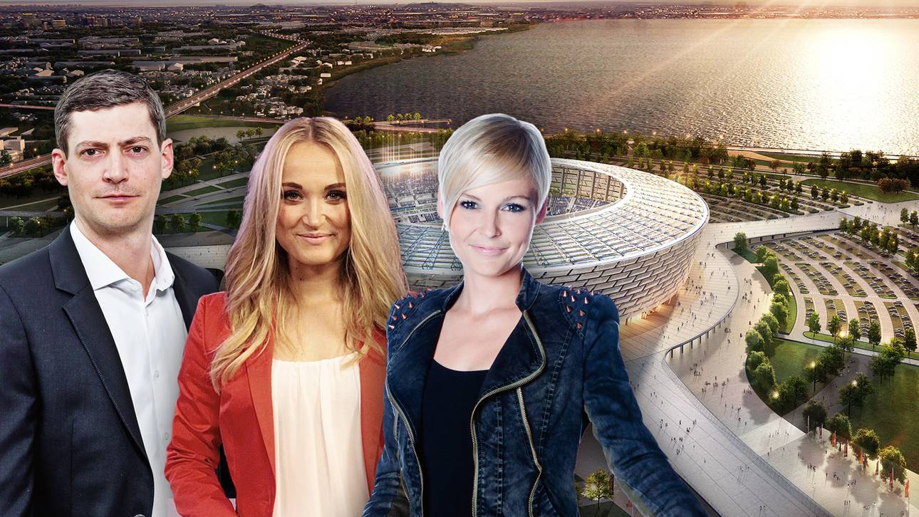 Für SPORT1 vor Ort in Baku: Julian Meissner, Nele Schenker, Anett Sattler