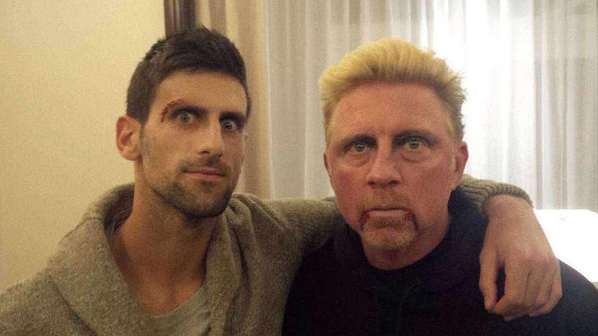 Zeit für einen Spaß zwischendurch muss trotzdem sein. Die beiden Freunde feiern gemeinsam Halloween