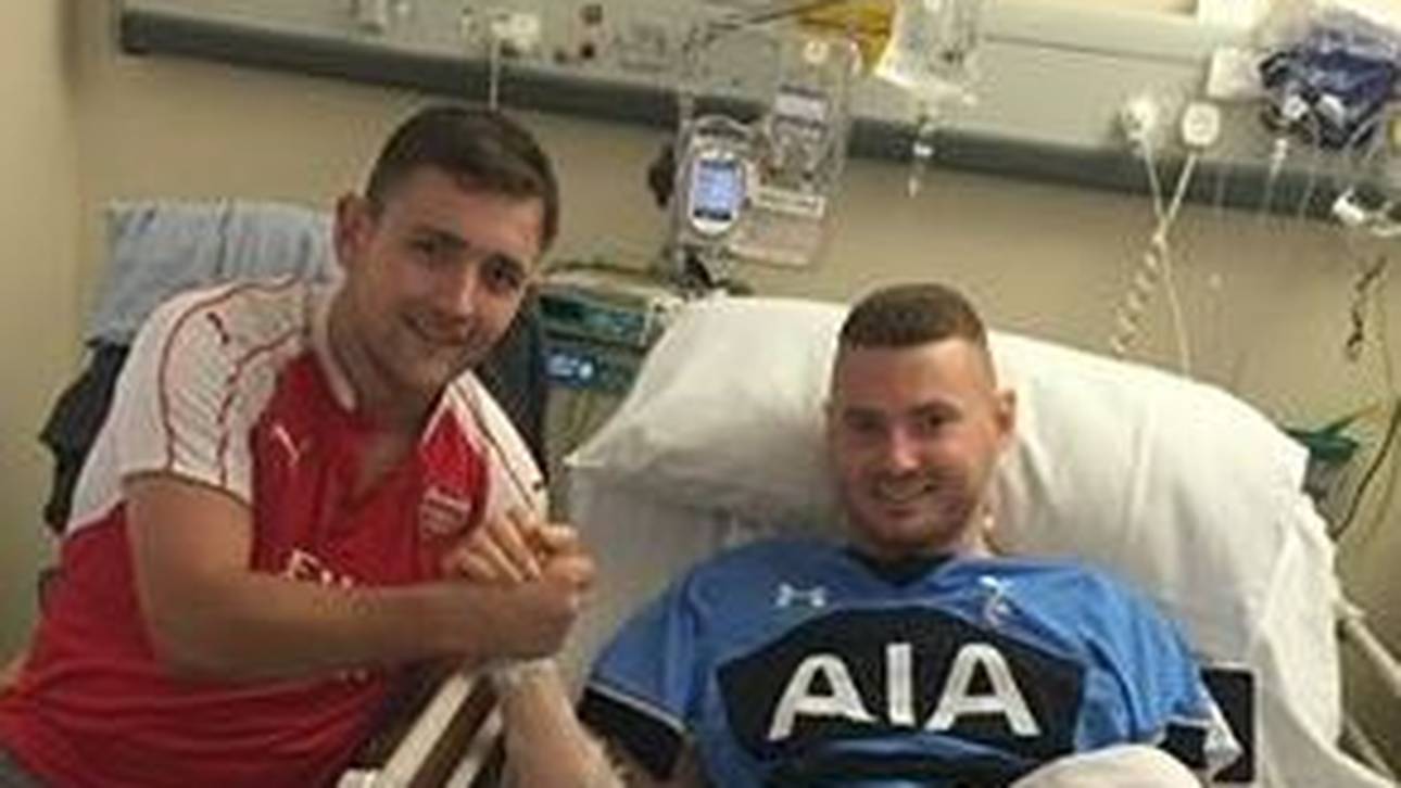 Arsenal-Fan spendet Spurs-Fan Niere