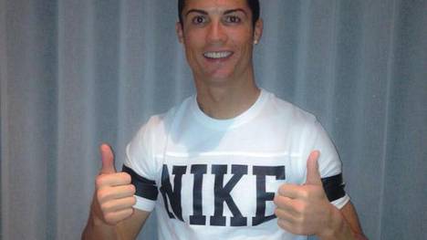 Happy, dass so viele an ihn gedacht haben: Cristiano Ronaldo.