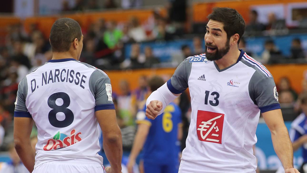 DANIEL NARCISSE-NIKOLAS KARABATIC-HANDBALL-WC-2015-FRA-SWE