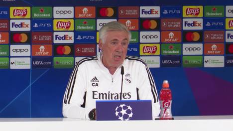 In der Champions League trifft Carlo Ancelotti mit seiner Mannschaft auf RB Leipzig. Darum sieht der Trainer RB als starken Gegner und Madrid selbst nicht als Favoriten. 