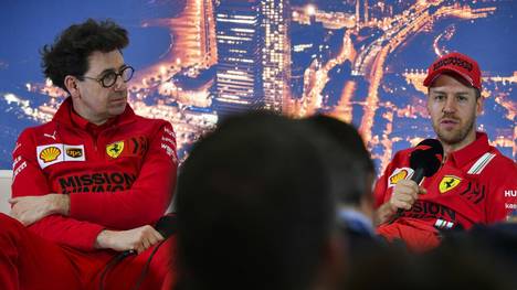 Mattia Binotto ist mit Sebastian Vettel nicht restlos zufrieden