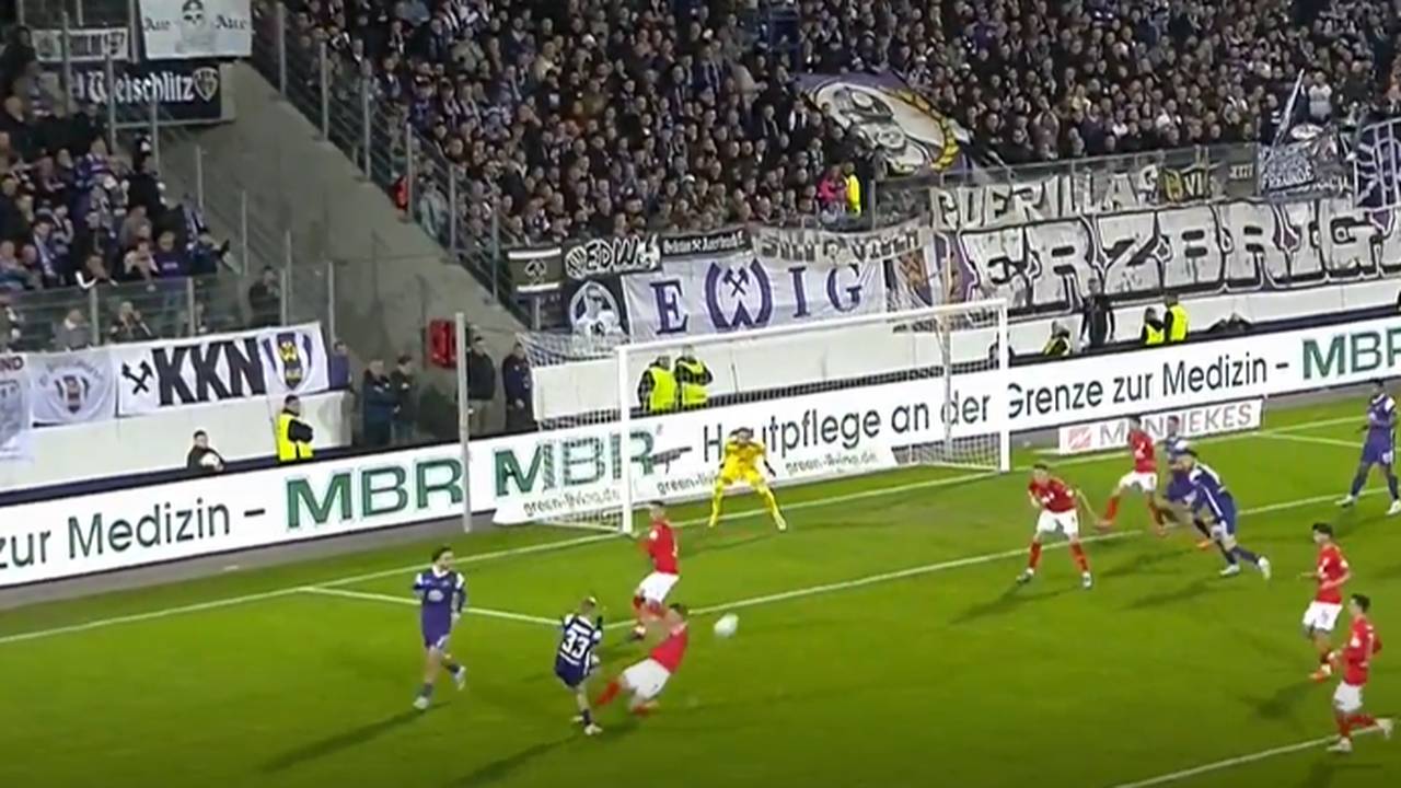 FC Erzgebirge Aue - Hallescher FC (Highlights)