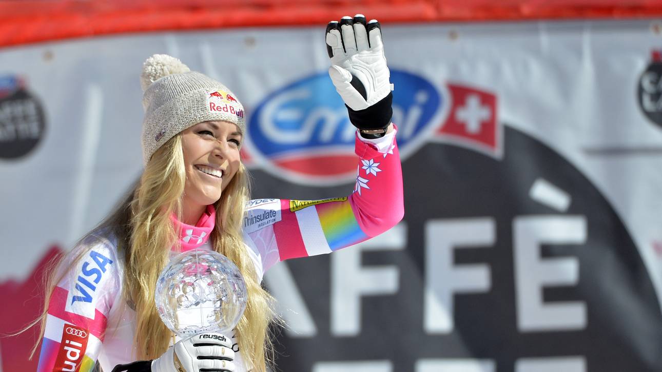 Vonn gewinnt Krimi in Meribel