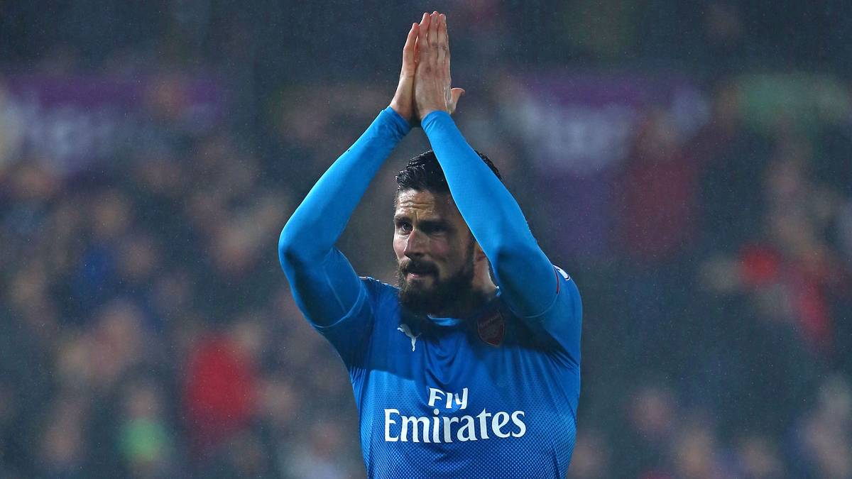 PLATZ 14 - OLIVIER GIROUD (Sturm, Frankreich): für 20 Millionen Euro vom FC Arsenal zum FC Chelsea