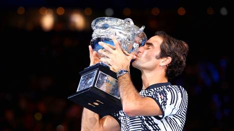 Roger Federer feierte seinen ersten Grand-Slam-Titel seit Wimbledon 2012