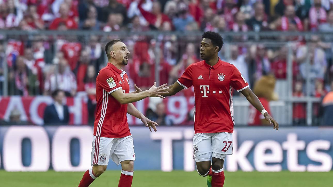 Alaba bedankt sich bei Ribéry