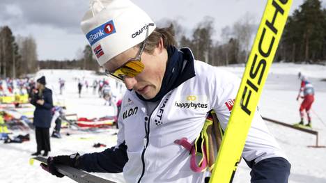 Johannes Hösflot Kläbo sorgt mit einem nackten Oberkörper für Aufsehen