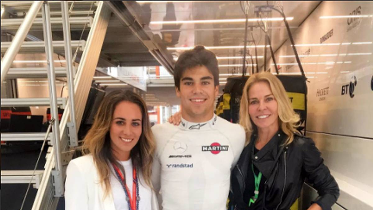 Rookie Lance Stroll hat Schwester Chloe und Mama Claire-Anne zur Unterstützung mitgebracht