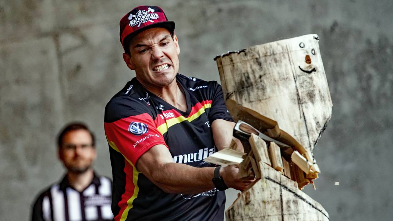 Ebner verteidigt Timbersports-Titel