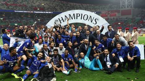 Jubel bei Al-Hilal über den Sieg in der asiatischen Champions League
