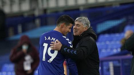 Carlo Ancelotti und James Rodriguez mischen mit Everton die Premier League auf