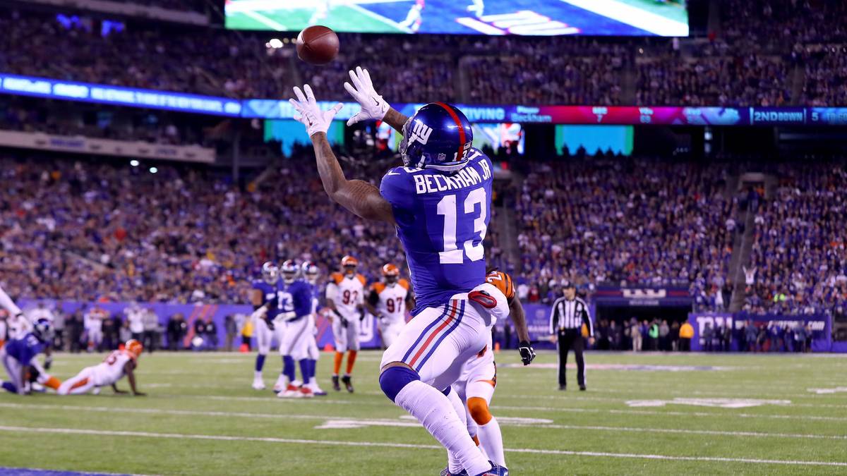 PLATZ 20 - ODELL BECKHAM JR. (Wide Receiver, New York Giants): Overall Rating 95