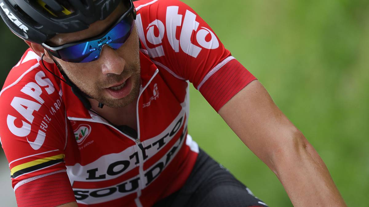 Thomas De Gendt wagt den ersten Fluchtversuch und sichert sich die erste Bergwertung