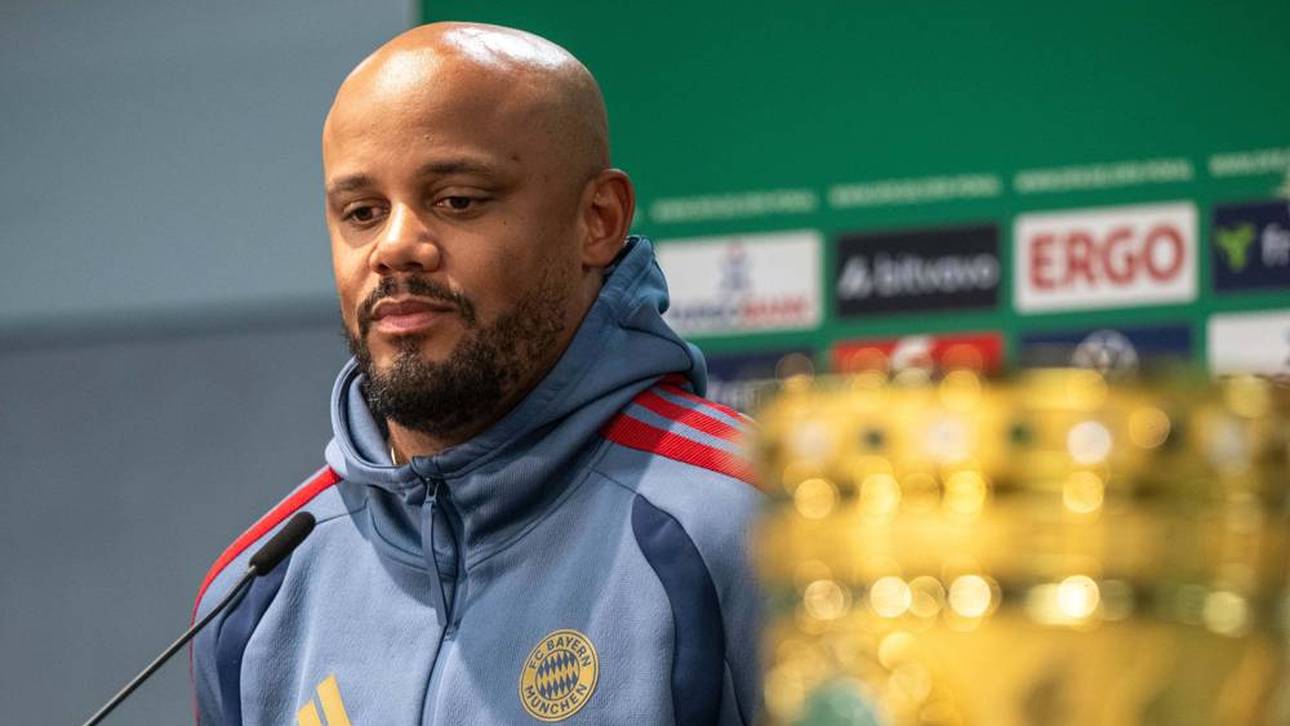 Das Objekt der Begierde und Bayern-Trainer Vincent Kompany