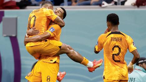 Die Niederlande hat sich mit ihrem zweiten Erfolg bei der WM in Katar als Sieger der Gruppe A für die K.o.-Phase qualifiziert. Die Mannschaft von Louis van Gaal schlug zum Abschluss der Vorrunde den einmal mehr überforderten Gastgeber Katar 2:0.