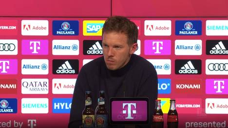 Nach dem 1:1 gegen Köln äußert sich Bayern-Coach Julian Nagelsmann zur Entlassung von Torwart-Trainer Toni Tapalovic. Diese sei im Sinne des Klubs und nicht gegen Manuel Neuer beschlossen worden.