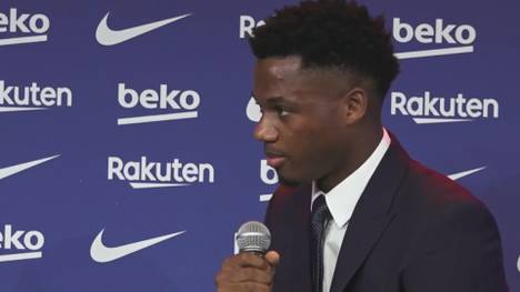 Im Rahmen seiner Vertragsverlängerung beim FC Barcelona sprach Ansu Fati über sich selbst als neue Nummer Zehn des Vereins. Als Messis Nachfolger sieht sich der 18-Jährige jedoch nicht.  