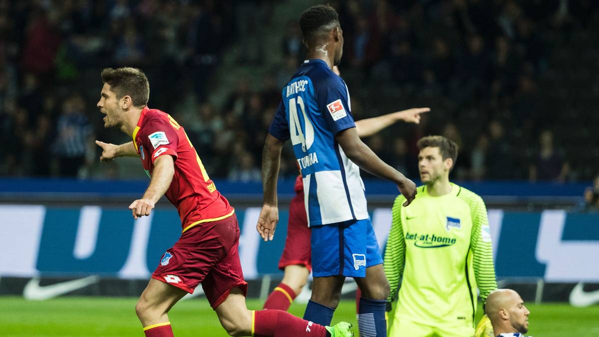 Vier Minuten vor Schluss machen die Kraichgauer dann den Deckel drauf - und springen in der Tabelle zumindest vorübergehend auf Rang. Wagner passt auf Kramaric, und der muss den Ball nur noch über die Linie schieben