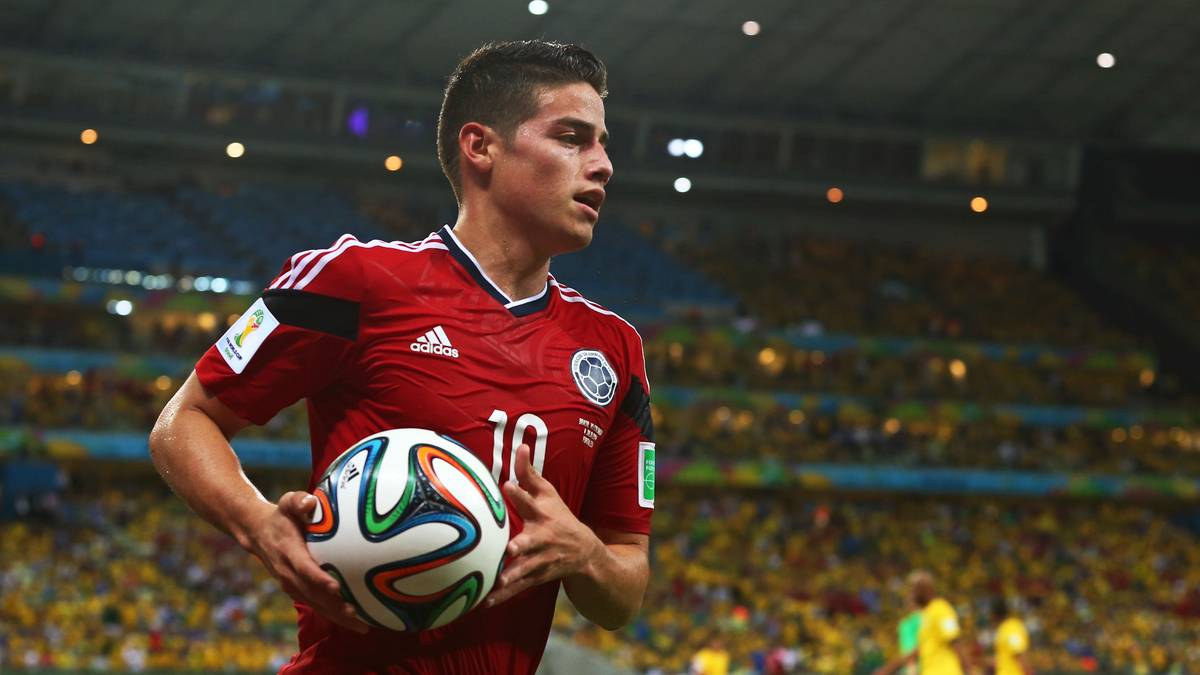 Bei der WM 2014 sicherte sich der Kolumbianer James Rodriguez mit sechs Toren die Trophäe als bester Torjäger des Turniers