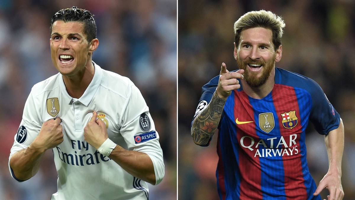 Real Madrid gegen FC Barcelona, das hieß in den letzten Jahren vor allem Cristiano Ronaldo (l.) gegen Lionel Messi