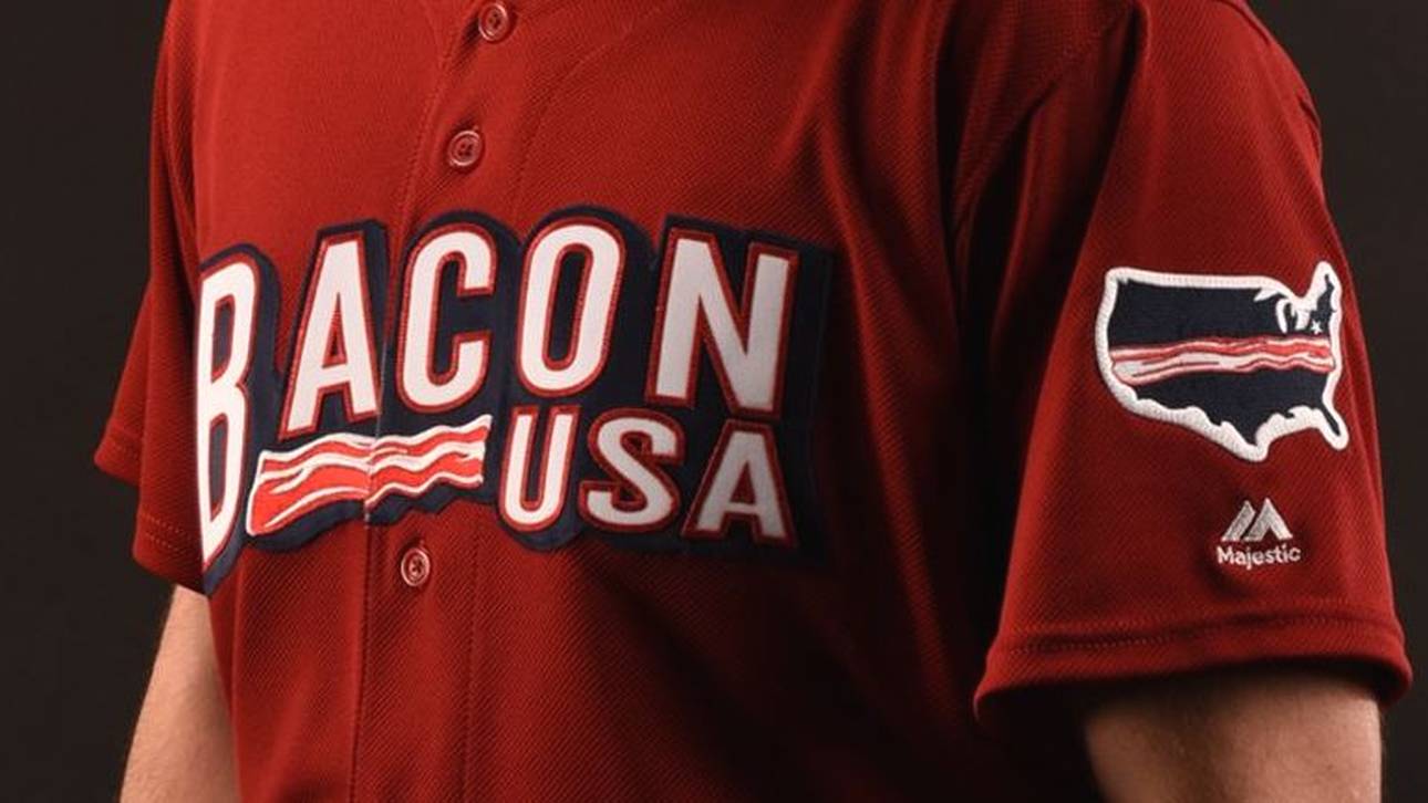 Baseball-Team im Speckmantel