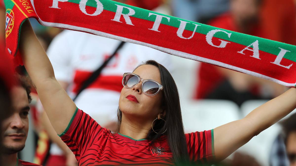 Die frühe Führung der Polen schockt die portugiesischen Fans nicht 