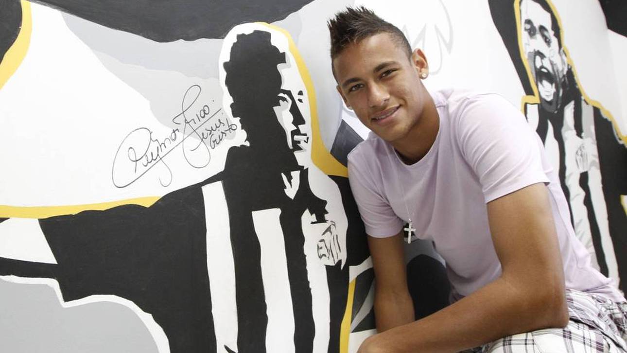 Neymar begann seine Karriere beim FC Santos