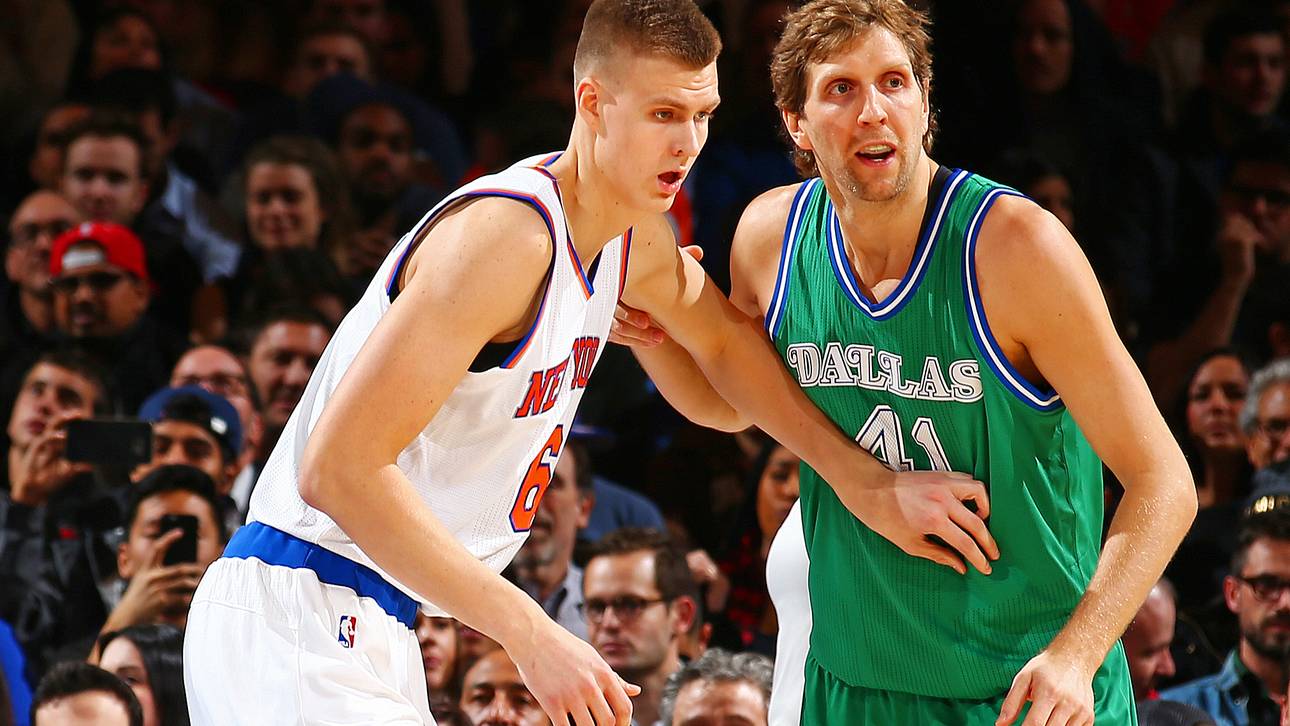 Nowitzki besiegt und huldigt Porzingis